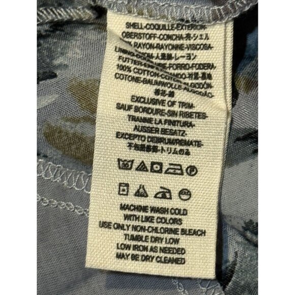 Boho Peasant Tunic Dress With Paisley Floral Print Size M Free People - Picture 6 of 14